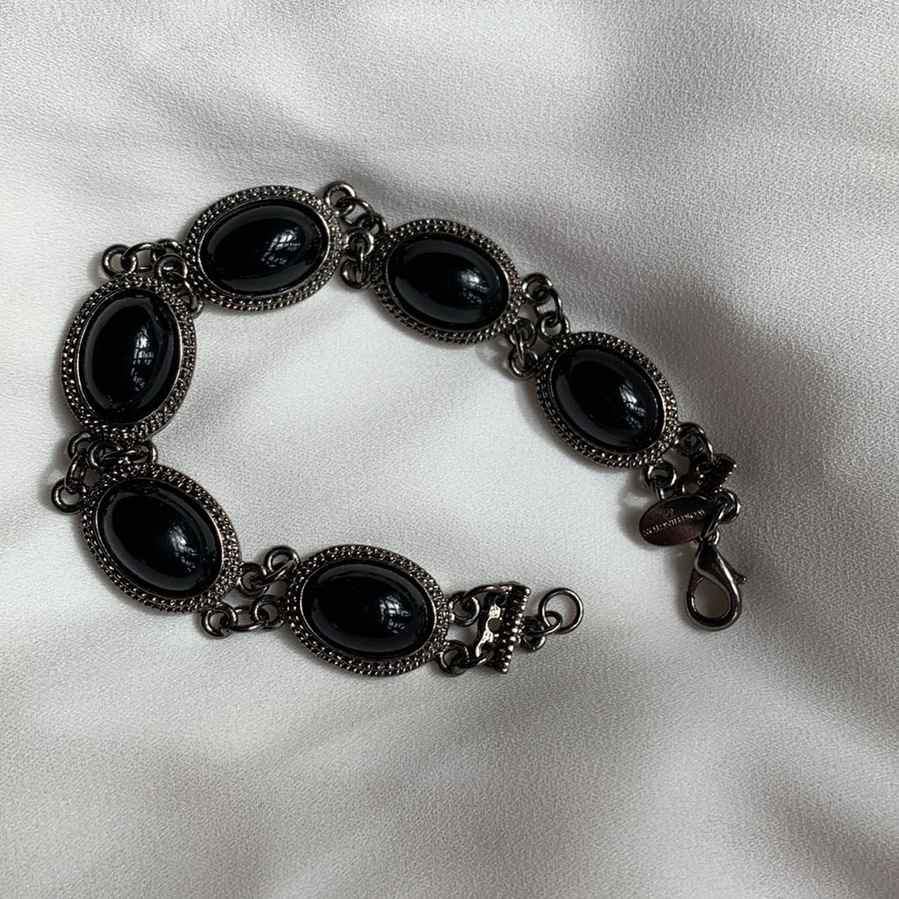 Worthington black and silver bracelet